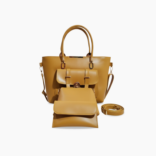The Vintage Mustard Commuter Set ( 4 in 1)