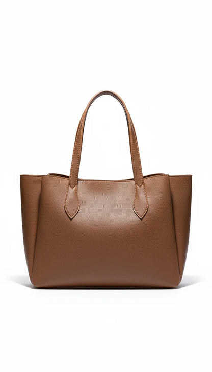 Elegant matte  textured leather