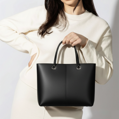 Classic Black Shoulder Bag