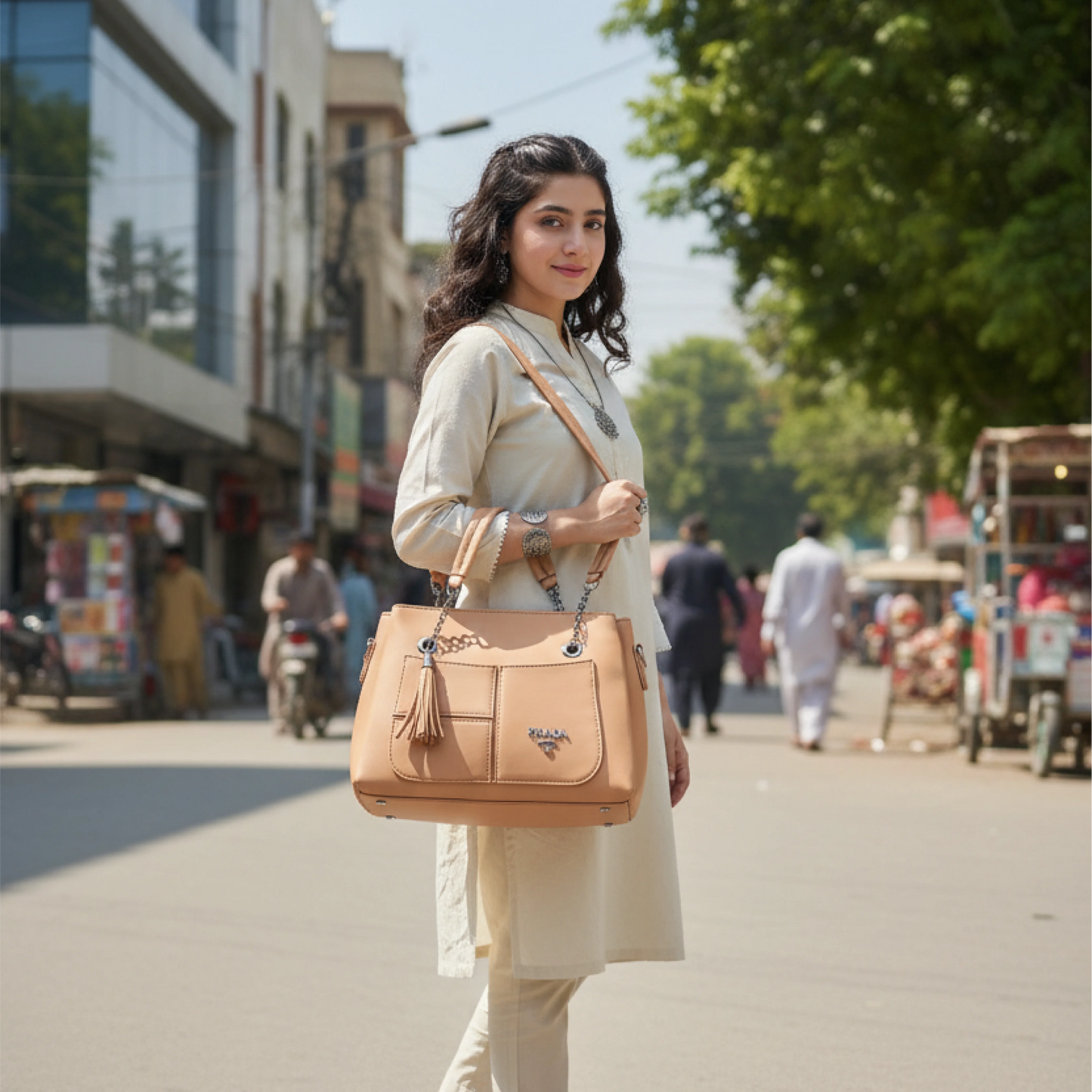The Modern Camel Handbag