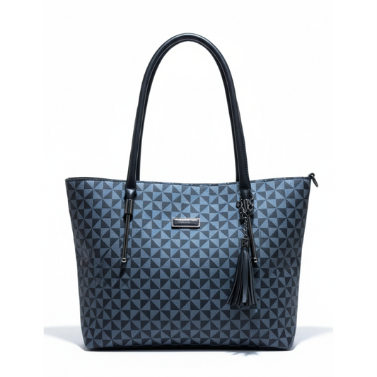 Classic Patterned Shoulder Bag