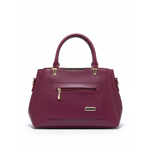 Structured Satchel Handbag