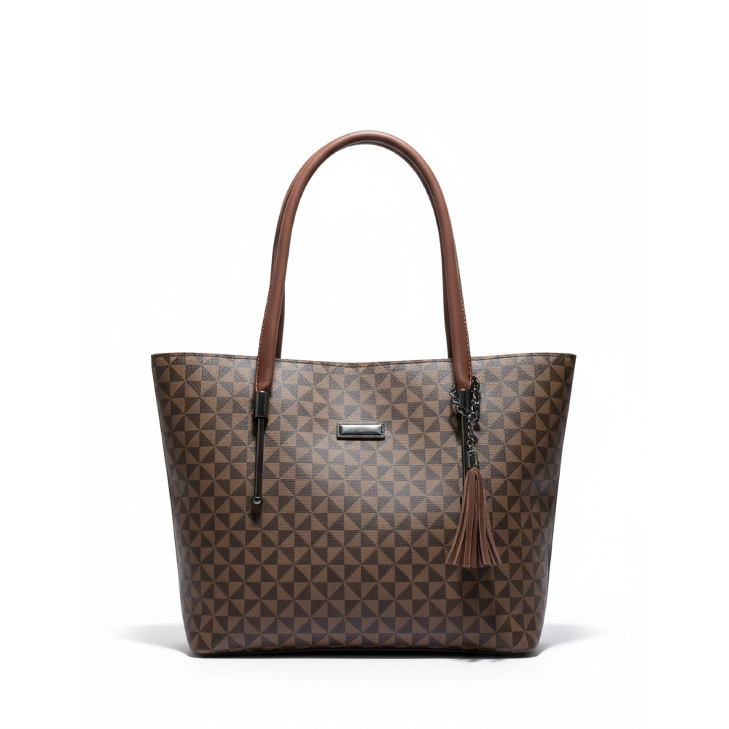 Classic Patterned Shoulder Bag