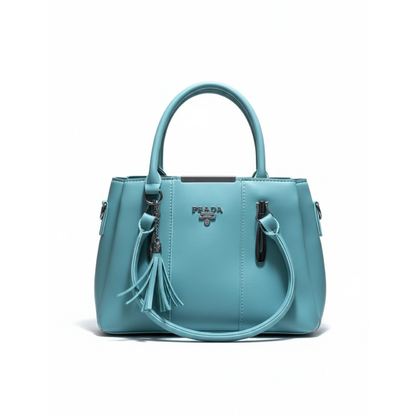 Teal Leather Handbag