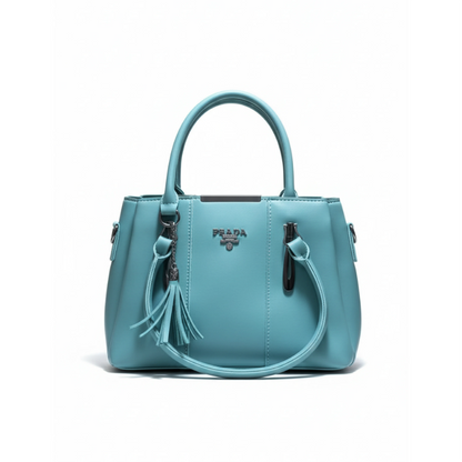 Teal Leather Handbag