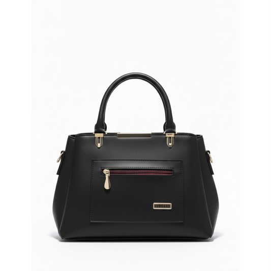 Structured Satchel Handbag