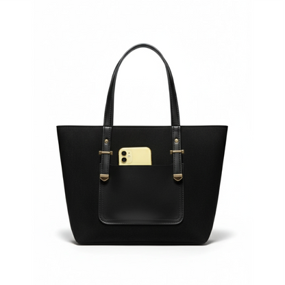 Contrast Tones leather bag