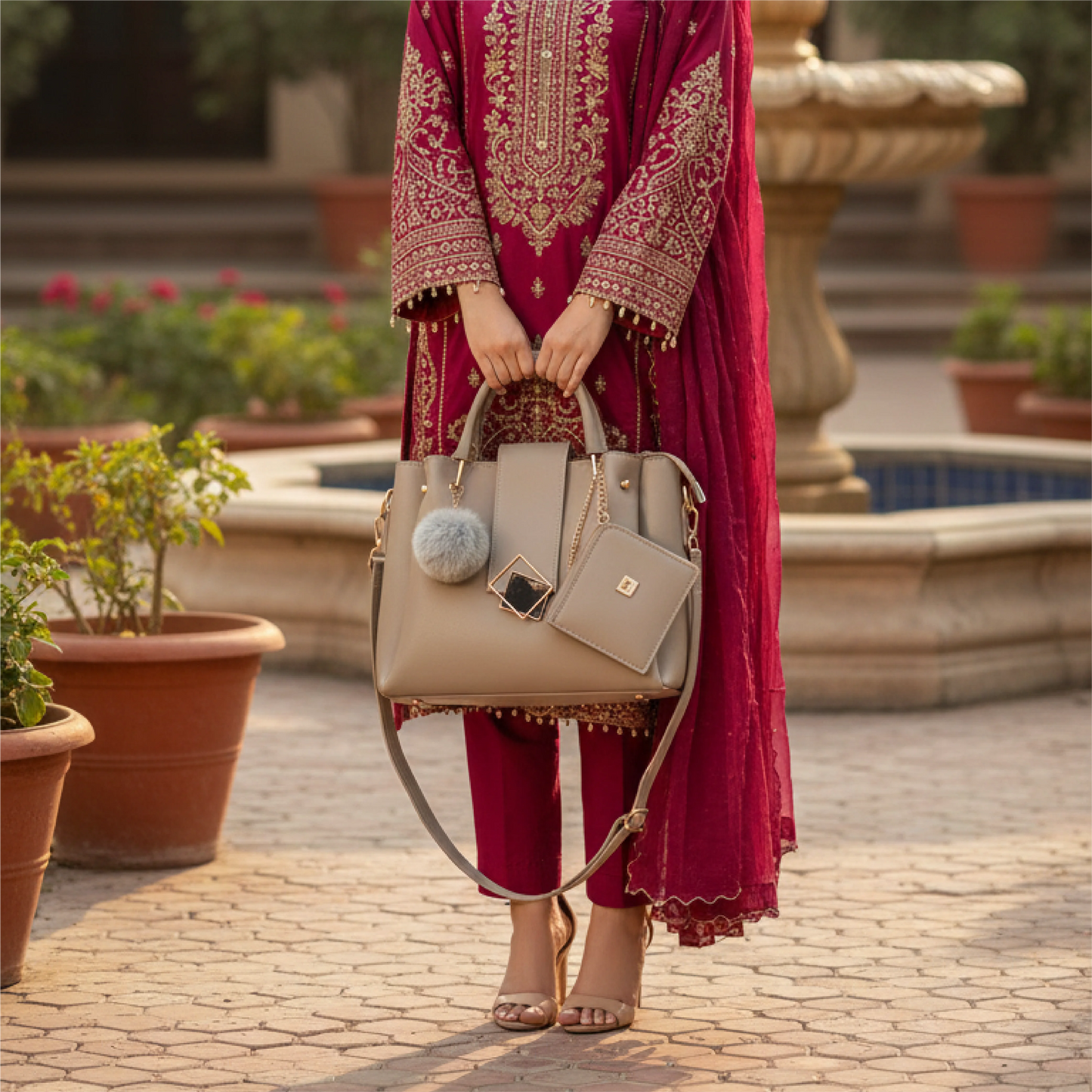 The Forest & Tan Safari Convertible Set.  ( 5 in 1 )